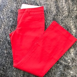 Red dress pants